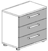 4090 4097 4098 full extension surcharge for drawers 0700 bedside table (for