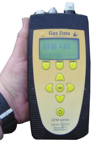 GROUND GAS GFM 435 The GFM435 is the ultimate spot monitoring device for ground gas monitoring in boreholes.