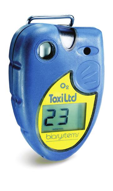 SINGLE GAS Toxi Ltd and Toxi 3 Ltd The Toxi Ltd is a lightweight personal gas monitor for CO or H2S with a two year maintenance free life.