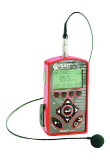 SOUND & NOISE NoisePro Noise Dosimeter and Data Logging Sound Level Meter This is a rugged, ATEX approved, and intrinsically safe full sized Dosemeter.