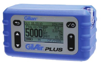 AIR QUALITY & DUST GilAir Plus Range of Sampling Pumps The all new GilAir Plus Dust and Vapour sampling pump. This pump is the smallest and lightest personal monitor on the market today.