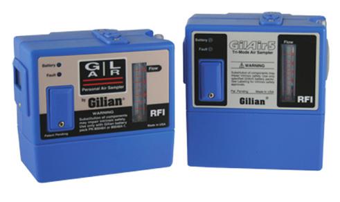 AIR QUALITY & DUST GilAir 3 and 5 Sampling Pumps The GilAir 3 and GilAir 5 are simple and reliable dust sampling pumps with a flow rate capability from 1 l/ min to 3 l/min and 5 l/min respectively.