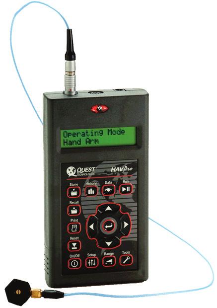 VIBRATION The HavPro The HavPro is a fully integrated 3-channel instrument for obtaining tri-axial vibration measurements.