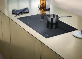 Hob units Selected induction and gas hobs are