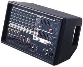 The versatile mixer has its own compartment in one of the speakers and can be detached for extra flexibility.