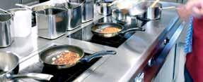 associated with gas cooking combined with the easy to clean and hygienic
