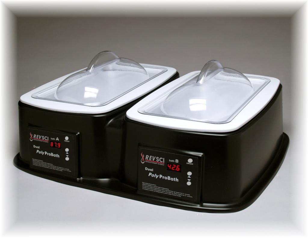 Introduction Thank you for purchasing the Revolutionary Science RS-PB-200 Dual Poly Pro Bath.