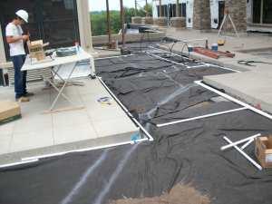 the integrity of the waterproofing. Chain of custody is critical at this point to assure no damage occurs to the waterproofing.