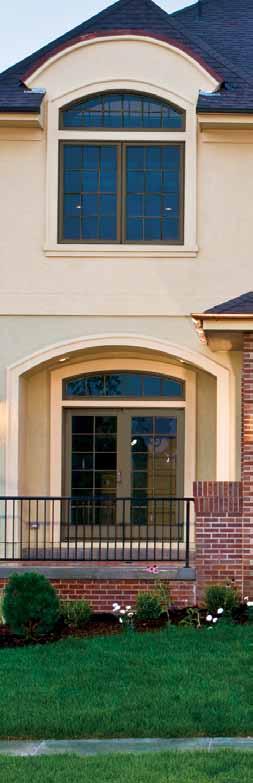 Premium Exterior Vinyl Finishes Tuscany Series gives you design flexibility with seven premium and two standard exterior colors.