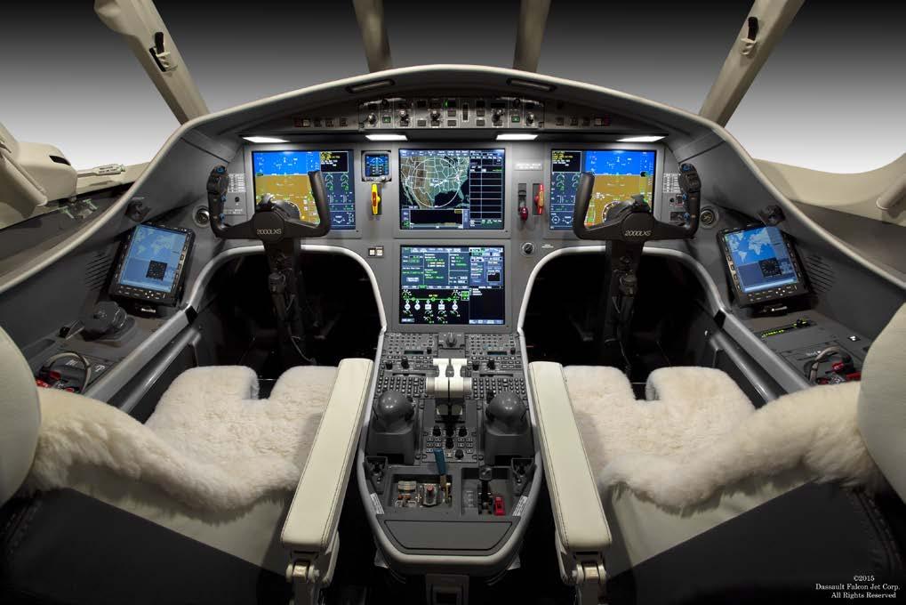 AVIONICS EQUIPMENT: Honeywell EASy II combines the intuitive feel of a fighter jet with the most advanced avionics and computer back-ups.