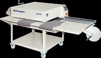 AX 4 The Reliable Solution AX 4 The compact multi-purpose fusing machine AX 4 is the ideal solution for fusing a wide variety of interlinings and face fabrics.