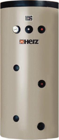 HERZ continuous-flow water heater & buffer tanks domestic hot water continuousflow water heater buffer tank illustration of function cold water The HERZ continuous-flow water heater prepares the