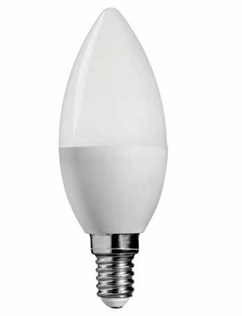 A60 INSECT LED GLOBES (5W) CANDLE LED GLOBES (3W TO 5W) 460 Lumen output 5W 460lm 3W 5W Lumen output Warm White 300lm 560lm Efficacy 92lm/W Efficacy Warm White 100lm/W 112lm/W Light Colour Yellow B22
