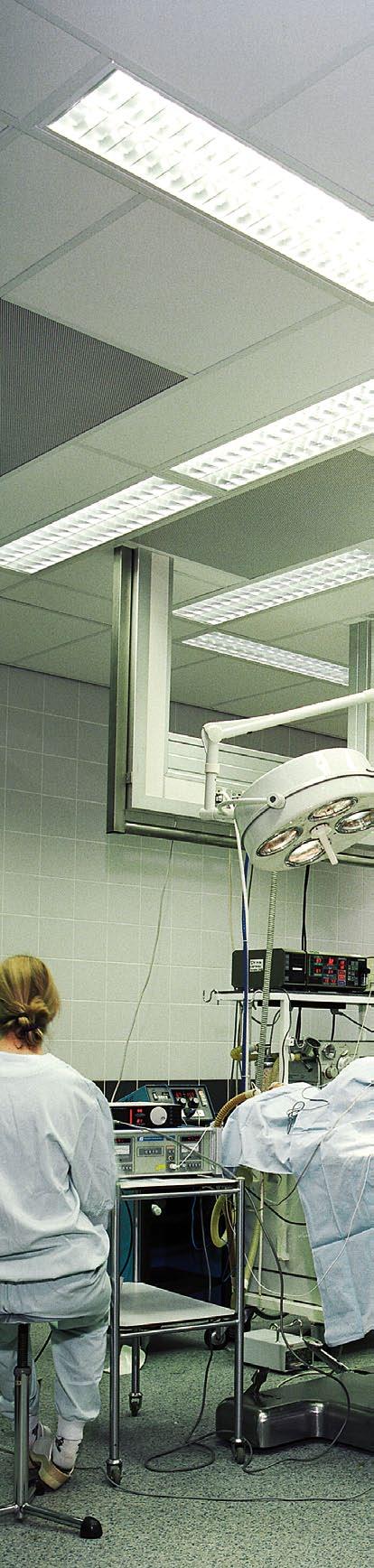 MediCare Air A ceiling solution specifically developed for use in pressurised healthcare areas MediCare Air is HTM 60 compliant in categories 2, 3, 4, 5 and 6.