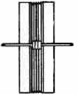 separately Steel Alignment Rod stops curtain from collapsing into the mold 144429-144432 (4" to 10" Mold Open) NO Alignment Rod Required 144433 (12" Mold Open) ONE Alignment Rod in the Center