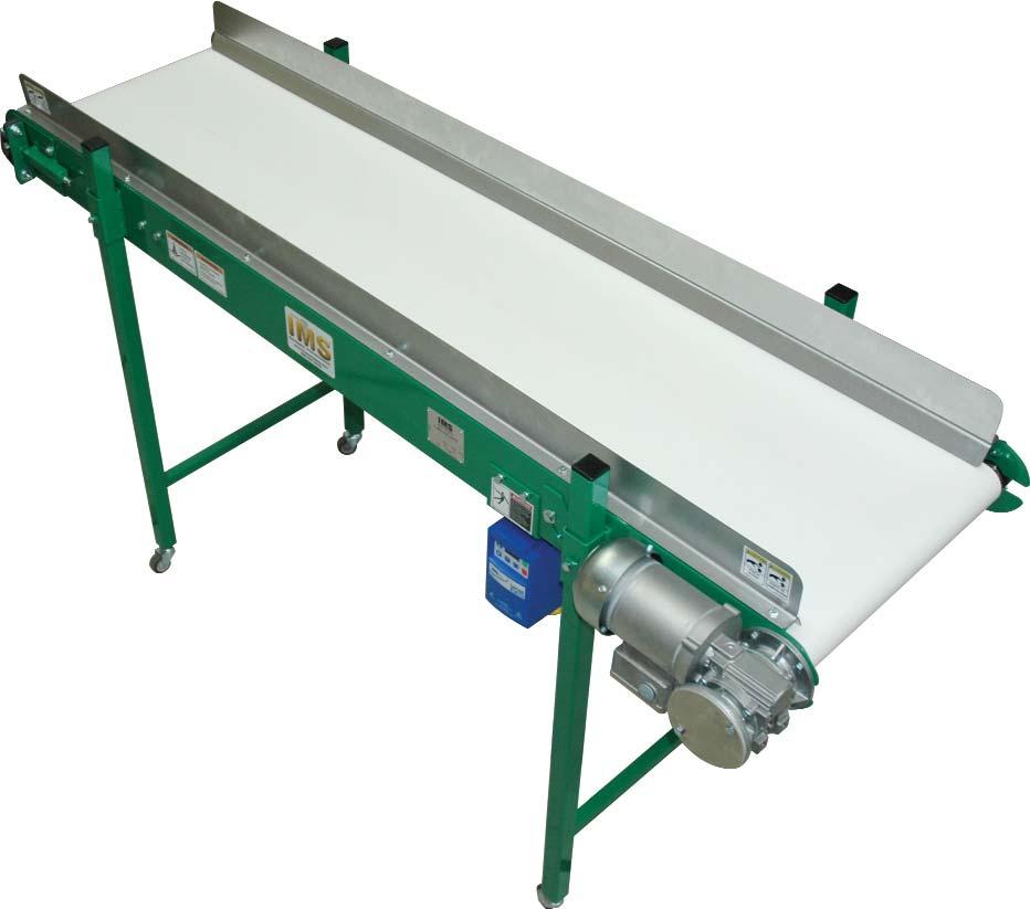 Horizontal Conveyors High quality automation at a great price 5 Bar Quality TM For more details see page 1062 4 1 /2" tall aluminized steel part deflecors Made in the U.S.