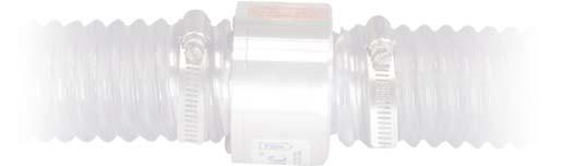 to 900 F/482 C available) it through the unit (5) at long vertical or horizontal distances.
