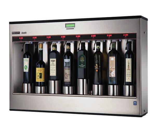 olioline 8 RT wine card NEW ENOMATIC DISPENSER FOR OIL TASTING, IDEAL TO FULLY ENJOY THE DIFFERENT CHARACTERISTICS OF EACH OIL VARIETY.