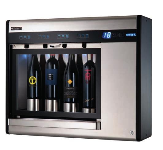 enoline 4 REF BORN TO OUR SMART RANGE IS THE NEW ENTRY LEVEL DISPENSER. ITS MODERN LOOK AND SIMPLE FUNCTIONALITIES MAKE IT IDEAL FOR BEHIND THE BAR.
