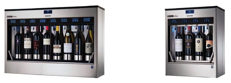 enoline 4 + 4 TC enoline 4 TC THE ENOLINE ELITE, IS THE NEW GENERATION OF ENOMATIC WINE SERVING SYSTEMS WITH IMPROVED TECHNOLOGY, ELEGANT DESIGN AND DIFFERENT COLOURS.