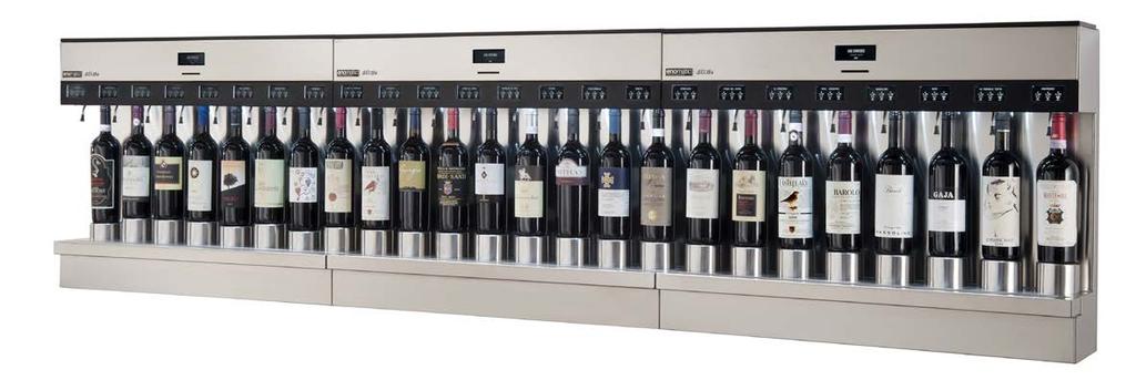 enomodule 8 RT THE ENOMODULE SERIES HAS BEEN DEVELOPED AS A BUILT-IN MODULAR SYSTEM, EACH UNIT OF WHICH HOLDS 8 BOTTLES.