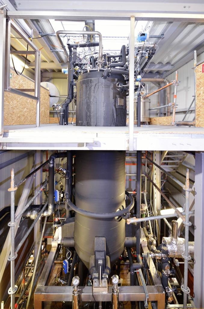 Production size process line Freezing chamber Freezing Chamber Spray Section with liquid