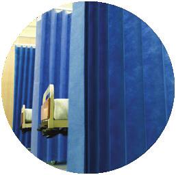 Marlux Curtains are a convenient disposable curtain which offers the patient with an improved environment during their hospital stay.
