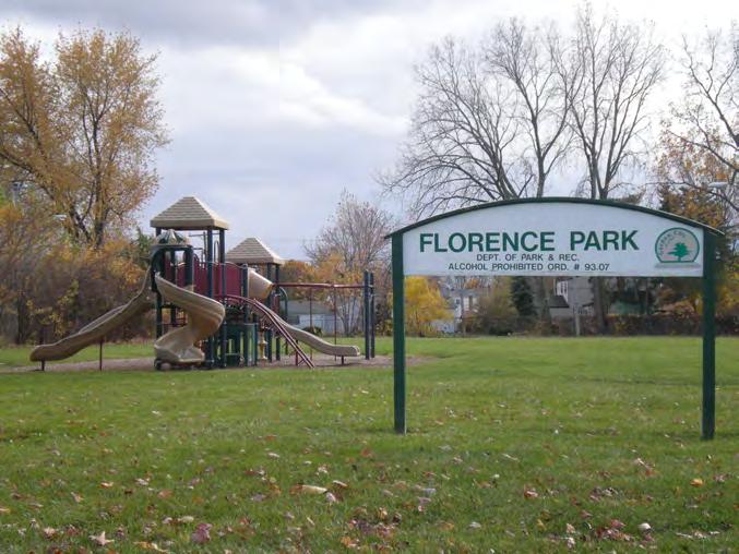 FLORENCE AND ARCOLA PARK: Site drainage improvements. ALL FACILITIES: Replace signage.