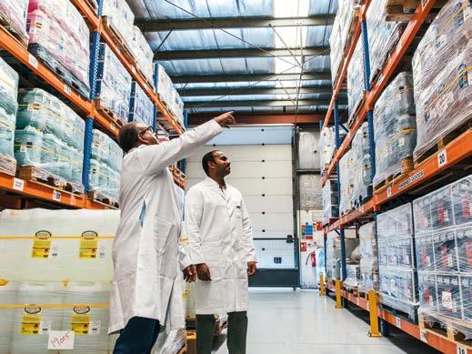 care service With a central hub in Dubai - comprising a central warehousing facility in Jebel Ali Industrial Area, a GMP accredited manufacturing facility nearby and a branch office in Al Barsha