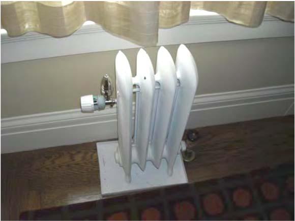 An example of a one-pipe low-pressure steam Thermostatic Radiator Valve (TRV) installation can be seen in Figures 8 and 9. Figure 8. Figure 9.