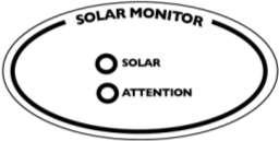 ABOUT YOUR WATER HEATER SOLAR MONITOR A solar monitor is located on the side of the solar control unit and houses a green and a red LED.