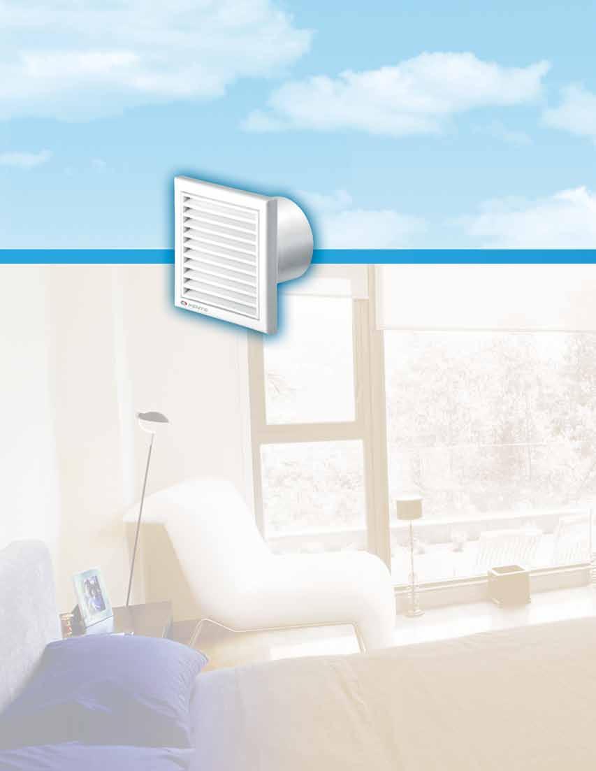Axial extract K fans are the perfect ventilation solution for modern kitchens, bathrooms, or powder rooms.