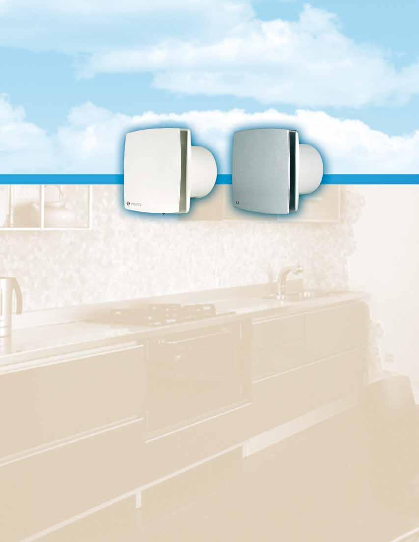 Axial extract LD fans are the perfect ventilation solution for modern kitchens, and bathrooms. The flat, square shaped front cover matches even the most sophisticated interior.