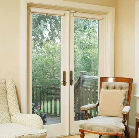 The French Door can be mulled with all other Signature products to create a beautiful design feature.