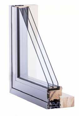 Frames and sashes of Signature aluminium clad wood windows and doors are externally covered with pre-assembled aluminium sections that are held clear of the timber surface to allow drainage and
