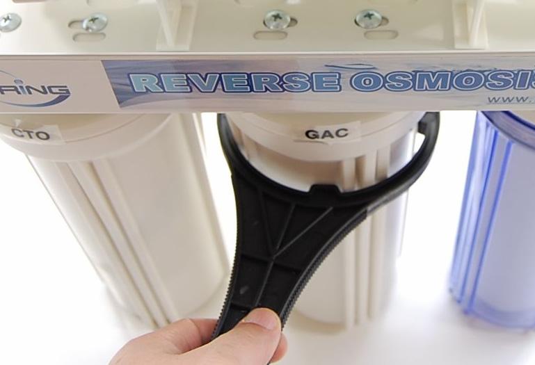All Reverse Osmosis units require purging of water when it s producing water. Production rate: For a 75GPD system, the system uses a 75 GPD (gallons per day) RO membrane.