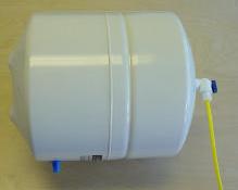 According to the diagram, put the brass nut through the BLUE tubing first, then plastic sleeve (preferred), or brass sleeve, then the plastic insert.