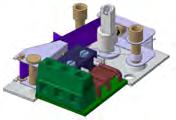 Miniature mechanical humidistat module, for incorporation.
