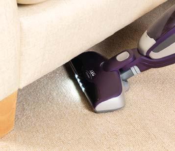 Motorised brushroll Dusting brush for delicate areas Crevice nozzle for hard to reach areas 20