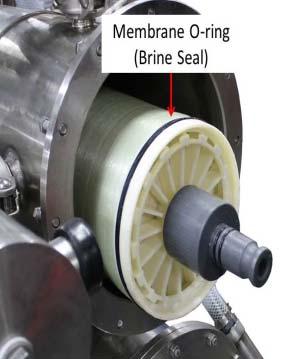 Inspect and lubricate the brine seal with permeate or non chlorinated well or spring water. 4.