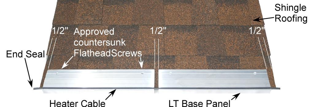Eave Base Installation 1. Determine the layout of the system as follows.