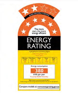 Energy smart appliances It s a case of the higher the star rating the better for new appliances.