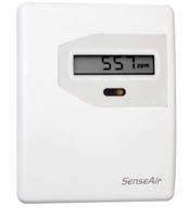Measurement temperature Dimensions (H x W x D (Standard Configuration 0 to 6000 ppm Battery (charger included No 125 x 52 x 32 mm Portable SenseAir is a light-weight instrument with a digital display