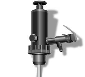 FILTER SYSTEMS TM The Original 4-in-1 FLO KING Bulletin 17 FLO KING PUMPALL Model PAVS Patent Pending HAND-PRESSURIZED, CHEMICAL-DISPENSING PUMP Pressure-Release Valve Plunger: Pump by hand to