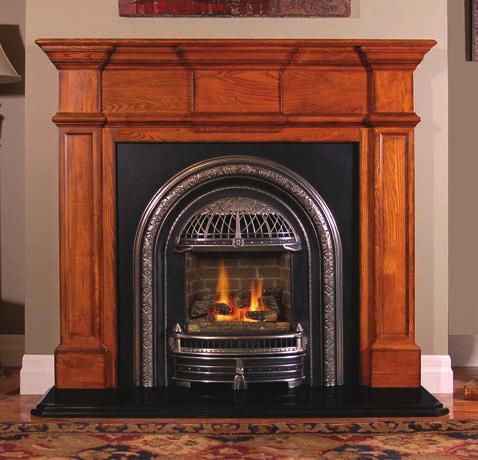 Riversdale Mantel 539AFP Windsor Arch Front with a Fires of