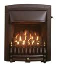 the room providing exceptional heat output. A slimline version is also available for modern homes with shallow flues.