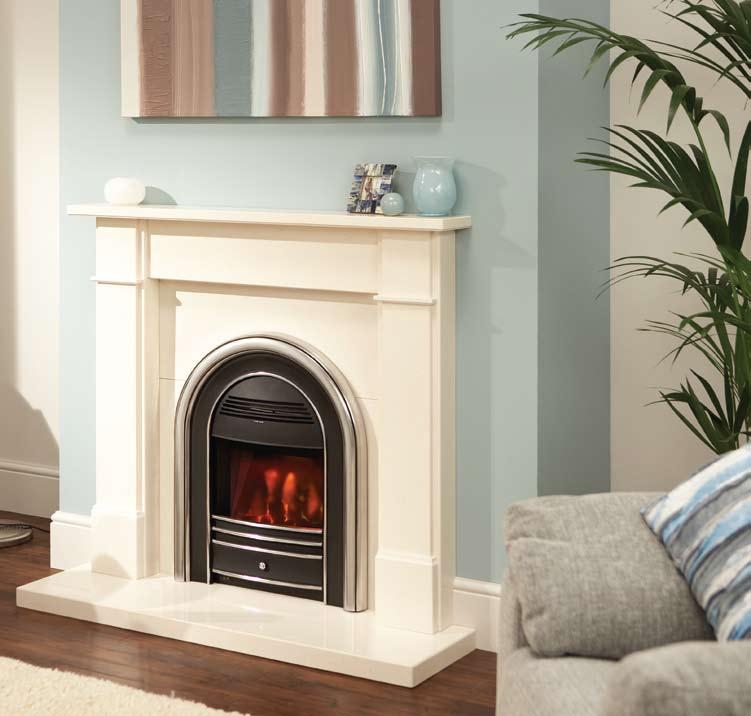 45 Regalia Electric Fire The Regalia has been exquisitely designed and detailed to reflect the quintessential Victorian arch fireplace.