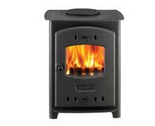 54 Willow The Willow may be the smallest of the Valor stoves collection, but with a 4kW heat output, it still radiates heat to every corner of the room.