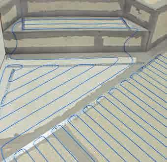 subfloor without the added weight of a concrete