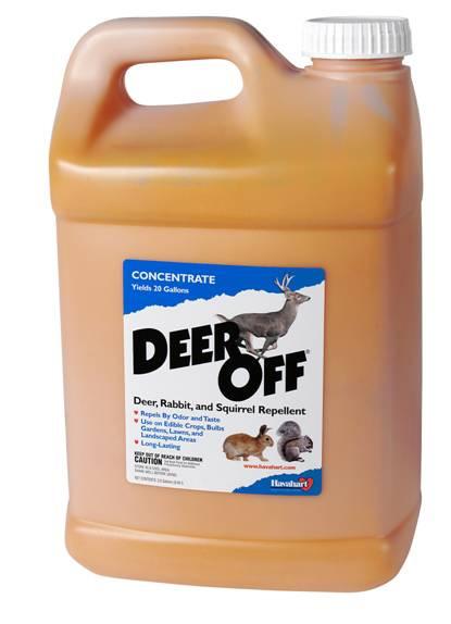 2 25002 6 Patented DUAL DETERRENT SYSTEM, forms both an odor and taste barrier to repel deer,